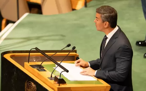 Santiago Pe�a en la 80� Asamblea General de la Organizaci�n de Naciones Unidas (ONU) en Nueva York, Estados Unidos.