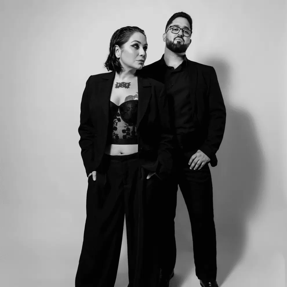 Andrea Valobra y José Mongelós. Cortesía