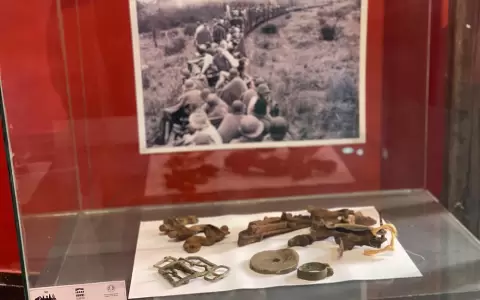 Obra de la exposici�n "Cr�nicas de una Batalla".