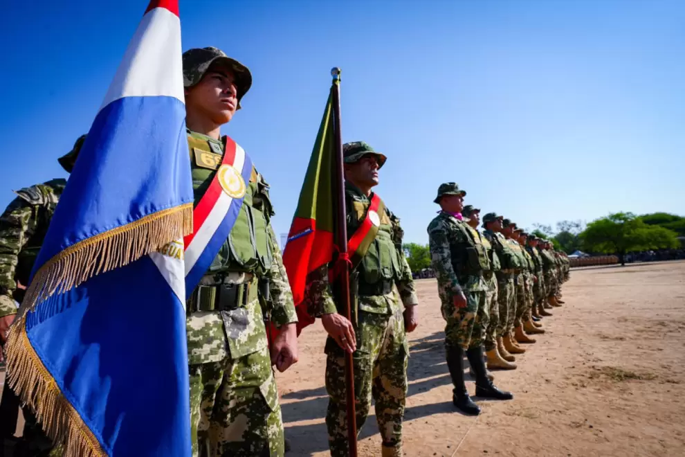 Conmemoraci�n del 93� Aniversario de la victoria de la Batalla de Boquer�n y D�a del Soldado paraguayo.