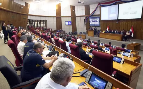Audiencia en la C�mara de Diputados.