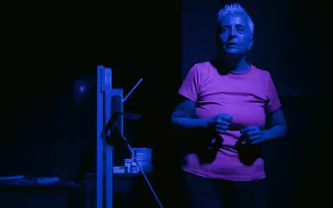 "La revoluci�n del temblor", unipersonal dirigido por Paola Ir�n.
