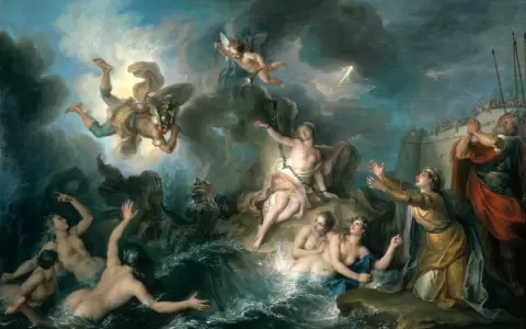 Charles Antoine Coypel, "Perseo rescata a Andr�meda".