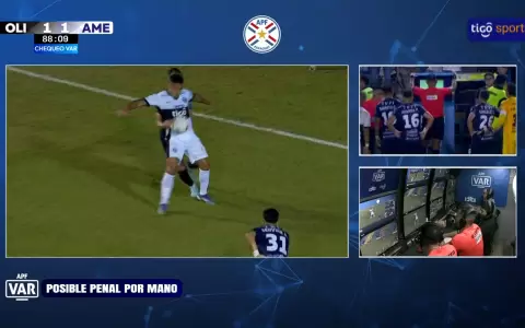 Roberto Nanni reconoce penal de Olimpia