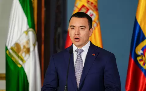 Daniel Noboa, presidente de Ecuador.