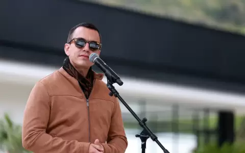 Daniel Noboa, presidente de Ecuador.