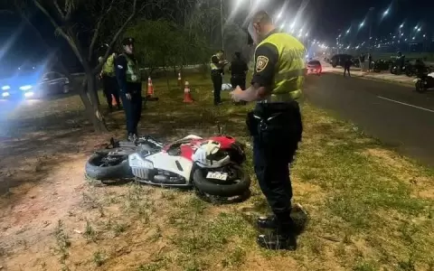 Luis Enrique Ojeda Caballero, ganador de un millonario premio, perdi� la vida en un accidente de moto en la Costanera de Asunci�n.