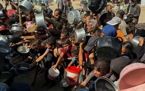 La hambruna en Gaza debido a la guerra es una de las peores crisis en la actualidad.
