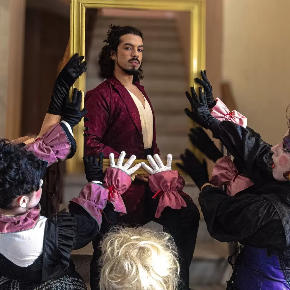 Elenco de la obra "El retrato de Dorian Gray" . Cortes�a