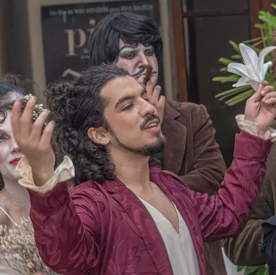 Elenco de la obra "El retrato de Dorian Gray" . Cortes�a