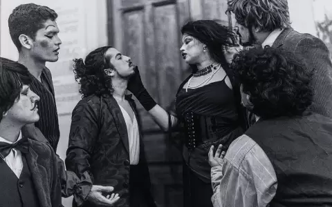 Elenco de la obra "El retrato de Dorian Gray" .