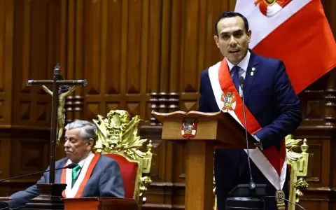 El presidente de Per�, Jos� Jer�.