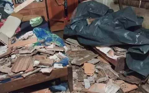 Granizo y vientos fuertes causaron graves da�os en viviendas de Asunci�n y el interior del pa�s