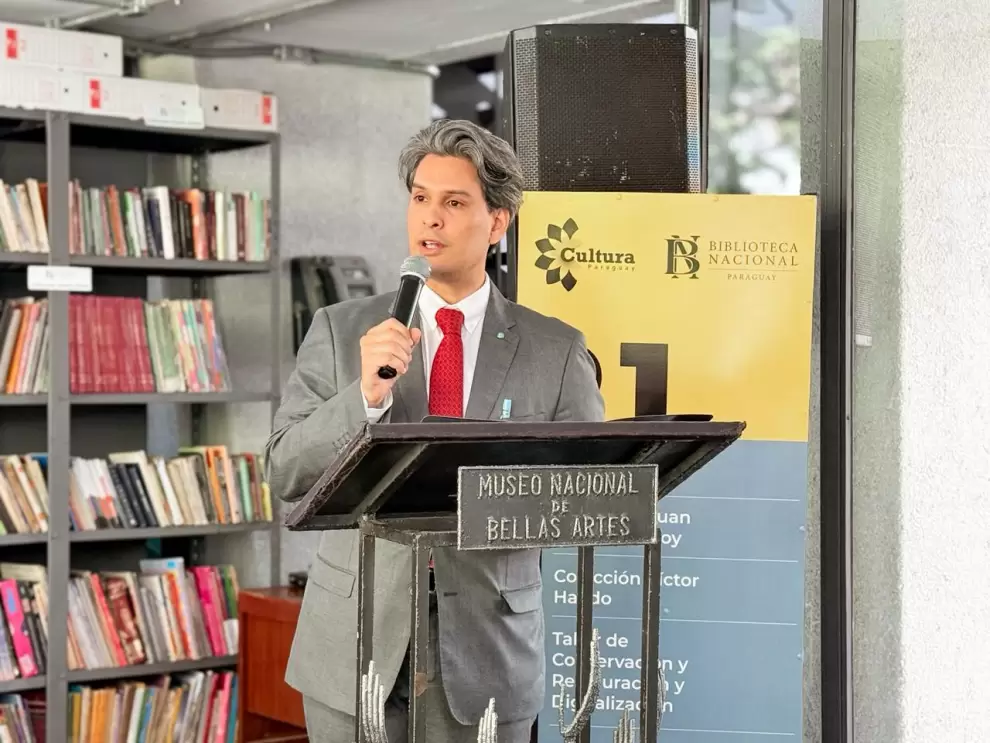Marco Augusto Ferreira, director de la Biblioteca Nacional. Cortesía