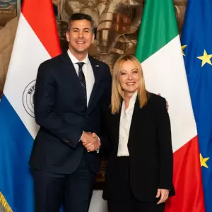 En Roma: Pe�a se re�ne con la primera ministra italiana Giorgia Meloni