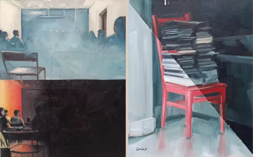 Leticia Casati, obras que ser�n exhibida en la muestra. Cortes�a