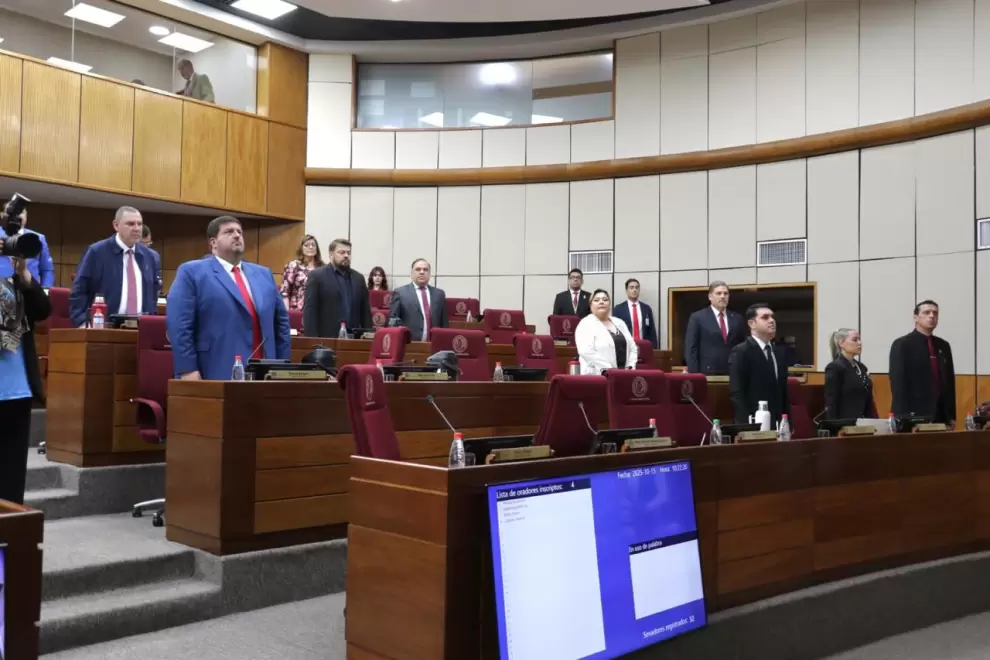 Sesión del Senado.