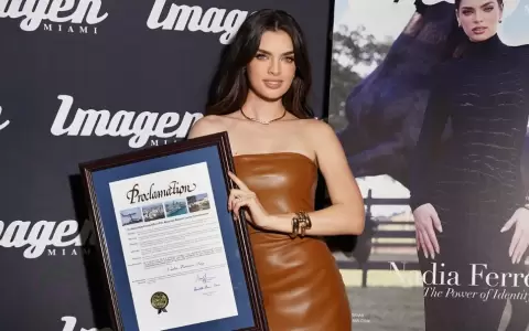 Nadia Ferreira tiene su propio d�a en Miami.