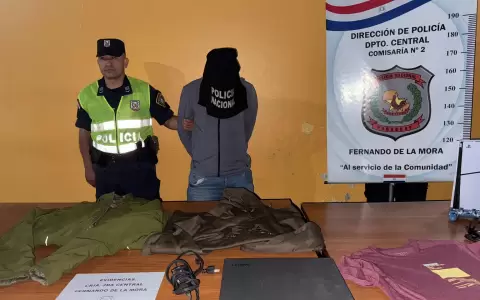 Detuvieron a un hombre apodado "R�pido pero no Furioso" en Fernando de la Mora.
