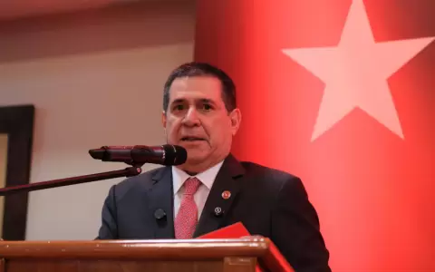 Horacio Cartes, expresidente de la Rep�blica y actual titular del Partido Colorado ANR.