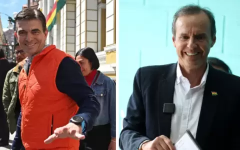 Rodrigo Paz y Jorge Tuto Quiroga