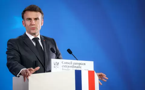 Emmanuel Macron, presidente de Francia.