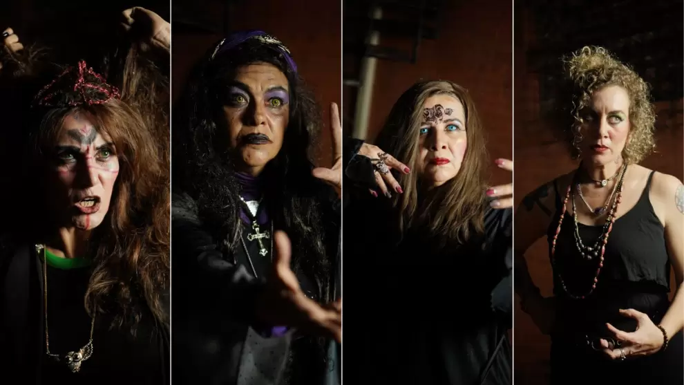 Elenco de la obra "Mefist�feles, coraz�n de abismo". Cortes�a