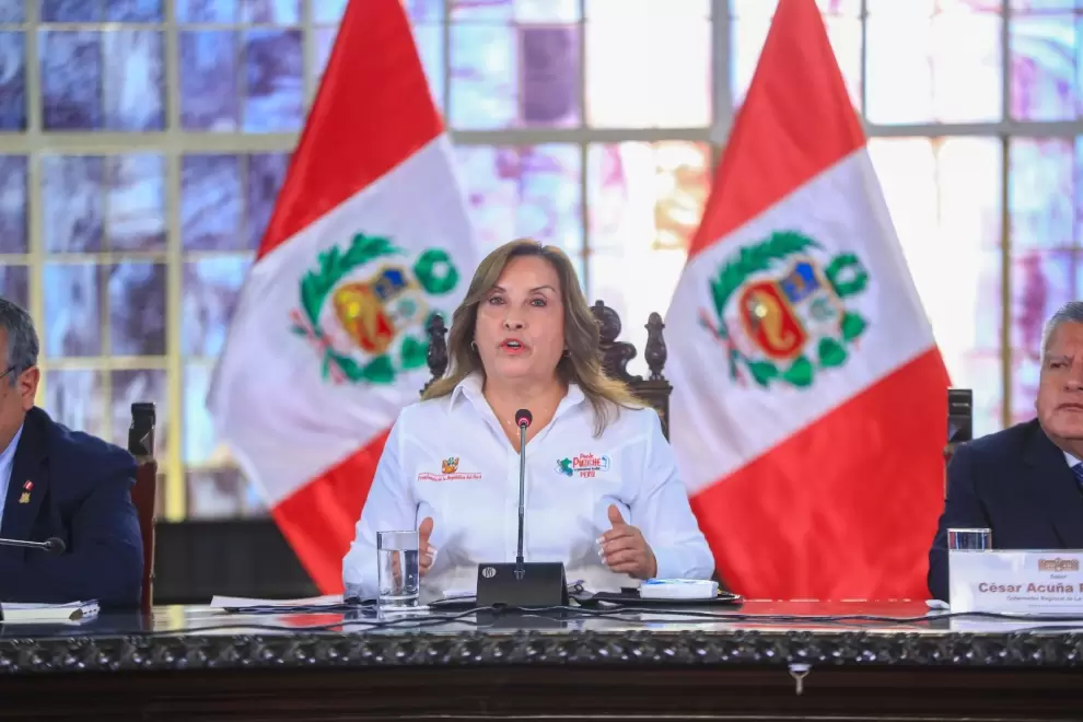 Dina Boluarte.