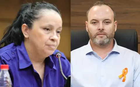 Yolanda Parede y Rolando de Barros.