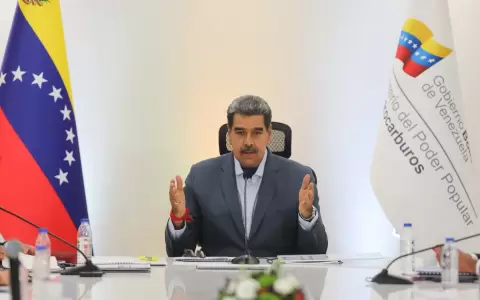 Nicol�s Maduro, presidente de Venezuela.