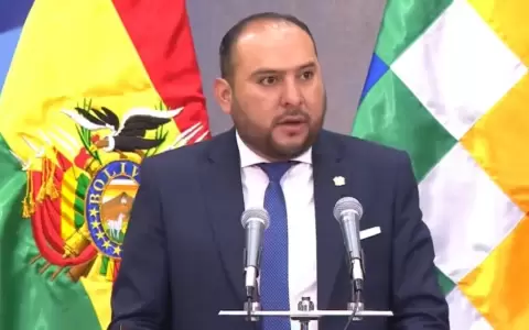 Roberto R�os, ministro de Gobierno de Bolivia.