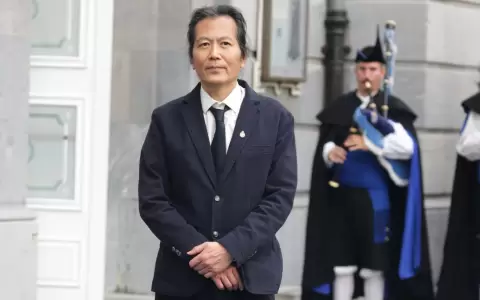 El fil�sofo Byung-Chul Han, Premio Princesa de Asturias de Comunicaci�n y Humanidades 2025, a su llegada al Teatro Campoamor de Oviedo.