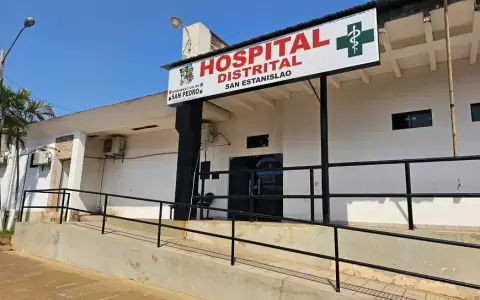Hospital Distrital de Santan�, San Estanislao.