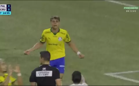 Palmeiras protesta gol anulado a Ram�n Sosa