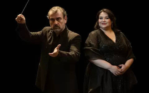 Luis Gorelik y Monserrat Maldonado.