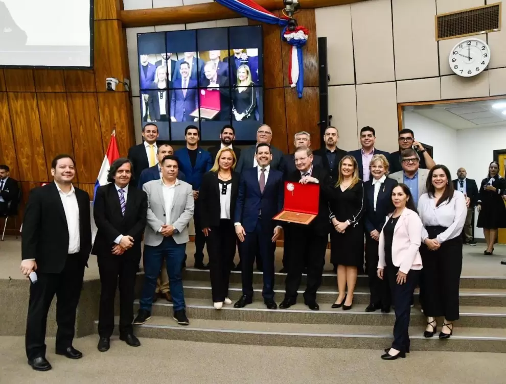 Acto de homenaje a Carlos Martini.