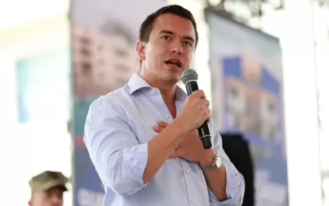 Daniel Noboa, presidente de Ecuador.