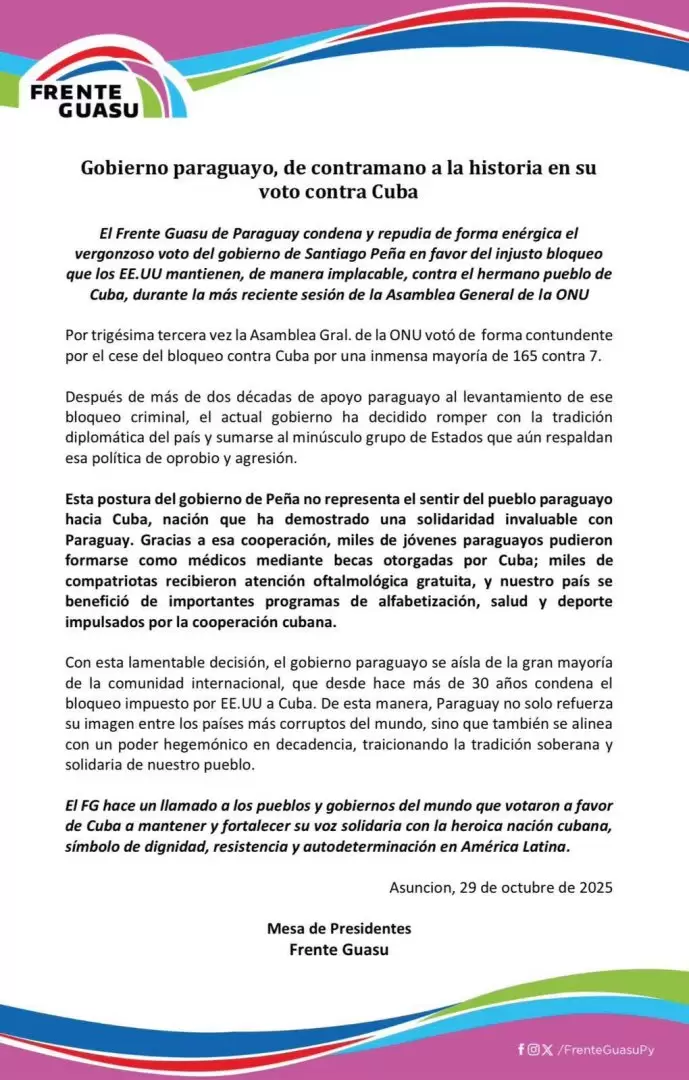 Comunicado.