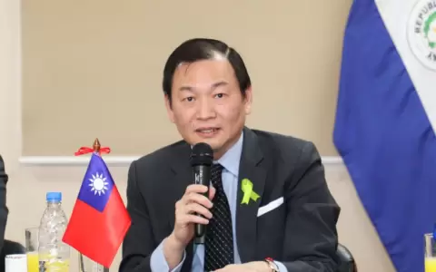 Embajador de Taiw�n en Paraguay, Jos� Chih‑Cheng Han.