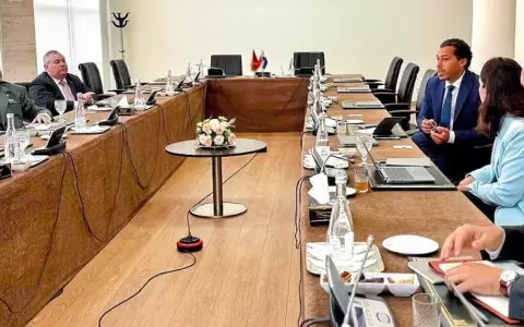 El canciller paraguayo Rub�n Ram�rez mantuvo un encuentro con ejecutivos del Grupo OCP de Marruecos.