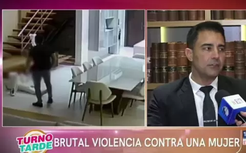 Grave caso de violencia contra una mujer.