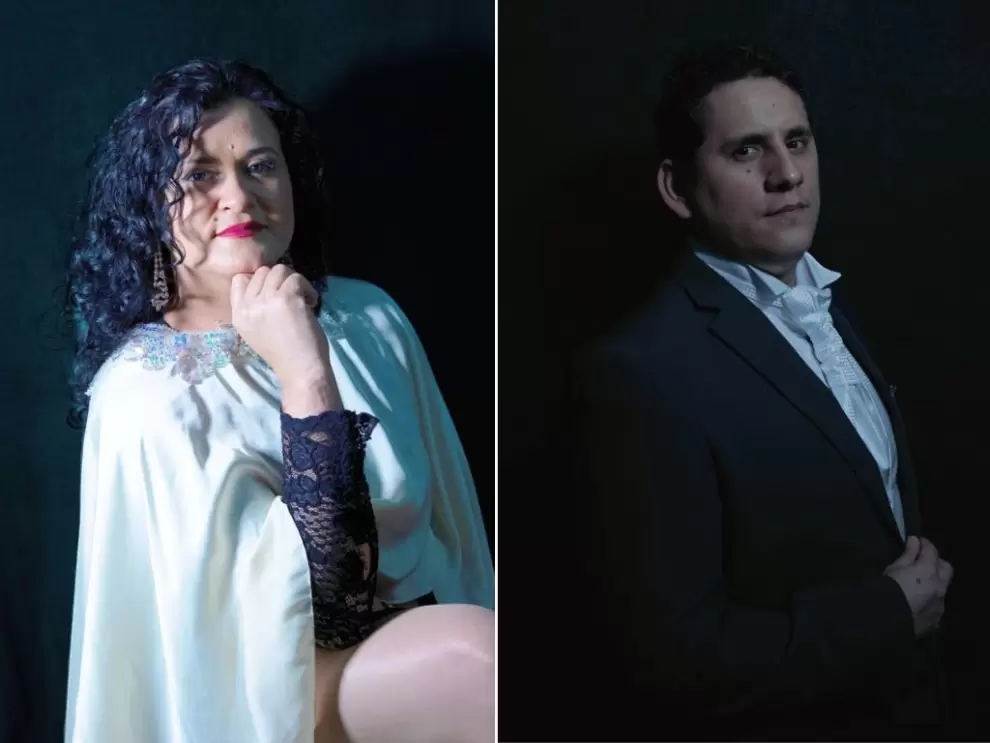 Gloria Pi��nez y Adan Villalba. Cortes�a