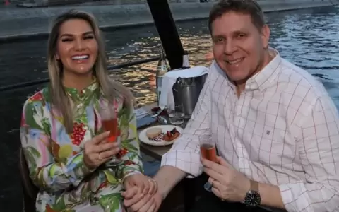 Johana Vega y Eddie Jara de vacaciones.