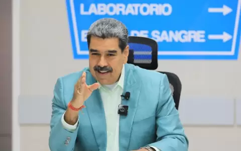 Nicol�s Maduro, presidente de Venezuela.
