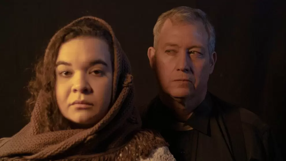 Mariel Pereira y Koke Jané. Elenco de la obra.