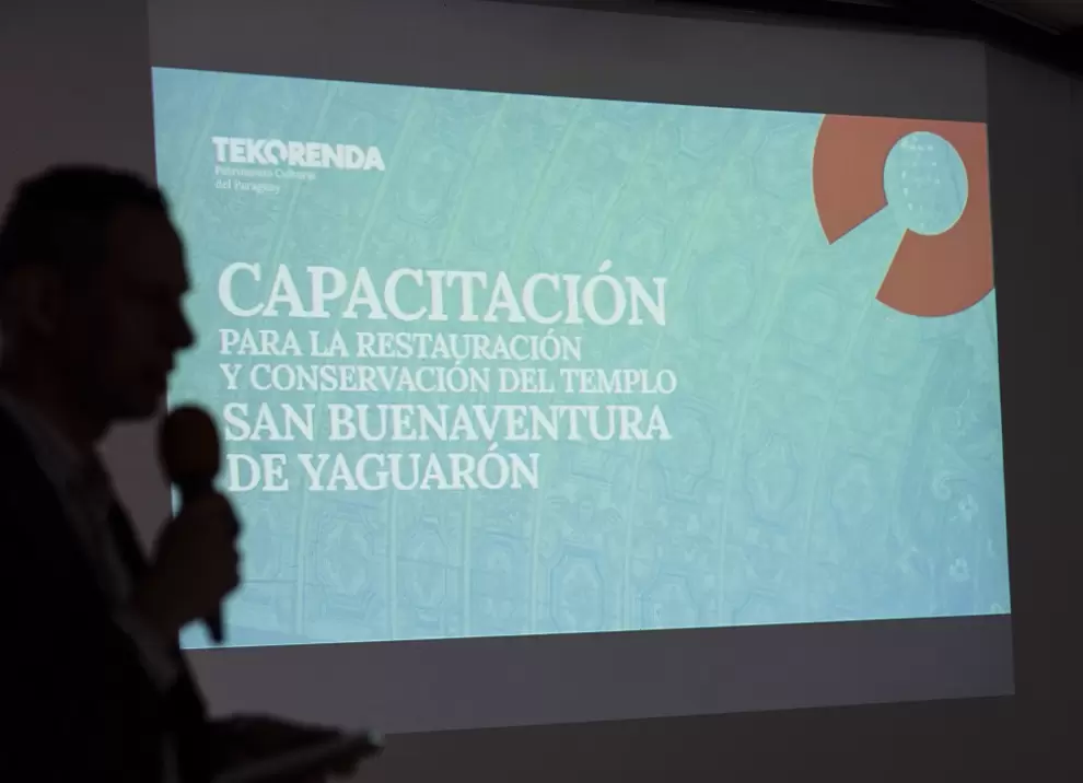Capacitación para la restauración del Templo San Buenaventura de Yaguarón.