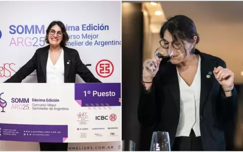 Alma Cabral Arrieta se impuso en la final del Concurso Mejor Sommelier de Argentina 2025.
