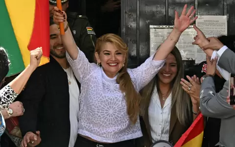 Jeanine ��ez, expresidenta de Bolivia fue liberada.