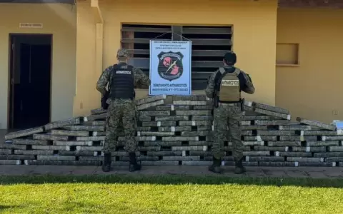 La SENAD decomis� m�s de una tonelada de marihuana en un operativo en Caaguaz�.