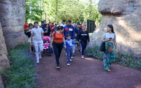Familias y grupos de hasta 10 personas pueden participar del recorrido.